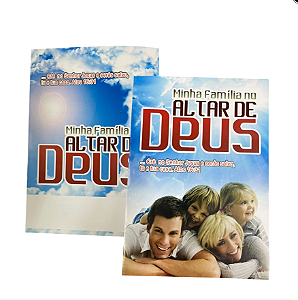 Pasta Minha Família no Altar a4 papel brilho