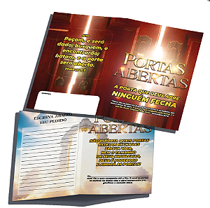 Pasta Portas Abertas Igrejas A4 papel brilho