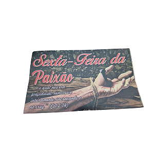 Envelope Colado Sexta-Feira da Paixão 15x10 cm