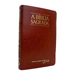 Bíblia Sagrada ACF Letra Gigante Luxo Vinho