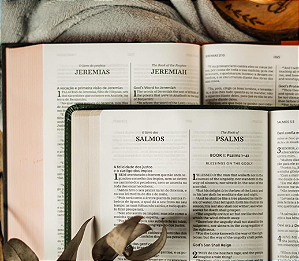 Bíblia Bilíngue | Português e Inglês | ACF | KJV | Leitura Perfeita | Couro Soft Verde