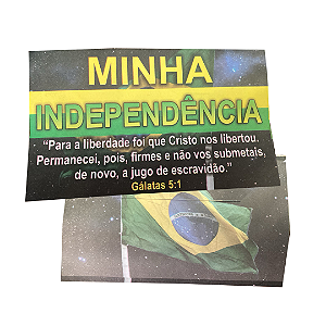 Envelope Colado Minha Independência - 10x15cm