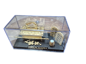 Kit Arca Da Aliança 7 CM Com Acessórios e Cúpula PS Cristal