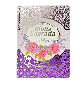 Bíblia Sagrada ARC Letra Hipergigante Lilás