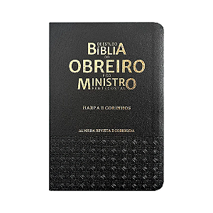 Bíblia De Estudo Do Obreiro E Do Ministro Full Color - Preta
