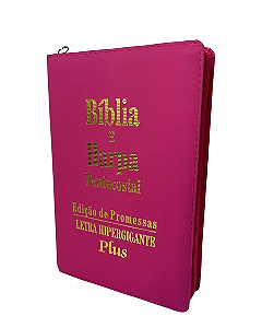 Bíblia Letra Hipergigante Plus Capa Pink