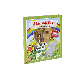 Livro para pintar com água A Barca de Noé
