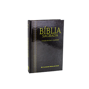 Bíblia Sagrada ARA Letra Regular Capa Dura Preta