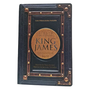 Bíblia King James Atualizada 1611 Jumbo Palavra De Jesus Em Vermelho