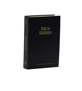 Bíblia Semear NAA Capa Dura Preta Letra Regular