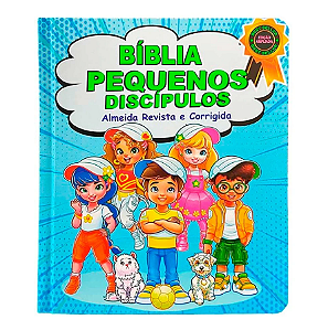 Bíblia Pequenos Discípulos | ARC | Letra Grande | Capa Dura Azul | Edição Ampliada