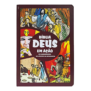 Bíblia Deus em Ação Em Quadrinhos | Última Ceia | Capa Dura