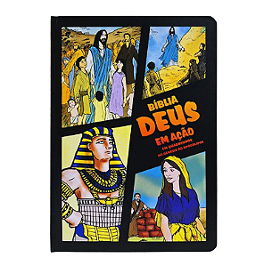 Bíblia Deus em Ação Em Quadrinhos | Faraó | Capa Dura