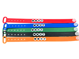 Pulseira Emborrachada Para Evangelização EMOJI