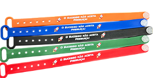 Pulseira Emborrachada O SUCESSO NÃO ACEITA PREGUIÇA!