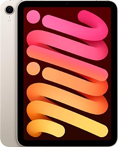 iPad Mini (7º Geração) Wi-Fi - 128GB - Estelar ․
