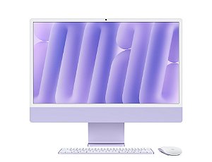 iMac 24" M4 - 24GB (CPU 10 | GPU 10) - 512GB SSD - Roxo