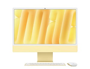 iMac 24" M4 - 24GB (CPU 10 | GPU 10) - 512GB SSD - Amarelo