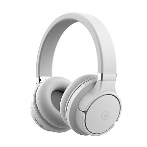 Fone de Ouvido Bluetooth Branco com Prata | Elite Bass Headphone iWill ․