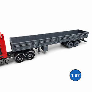 Carreta Carga Seca 2 Eixos HO 1:87