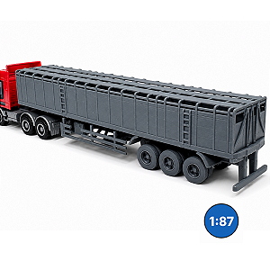 Carreta Boiadeira 3 Eixos HO 1:87