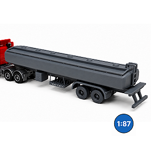 Carreta Tanque 2 Eixos HO 1:87 – Anos 80