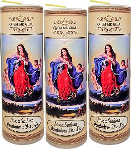 Vela Votiva 7 Dias N.Sa. Senhora Dasatadora dos Nós - 10 Unidades