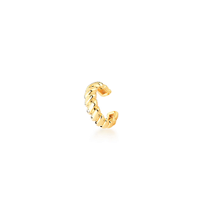 PIERCING ENCAIXE LISO TRANCADO BANHADO A OURO