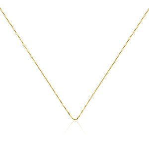 COLAR VENEZIANA BANHADA A OURO - TAM 45