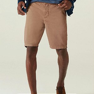 Bermuda Nude Slim em Sarja Masculino