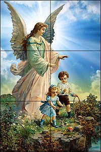 SANTO ANJO 40 X 60CM 100% AZULEJO