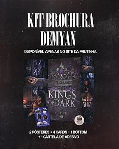 Kit - DEMYAN: KINGS OF DARK: LIVRO 1 - Brochura