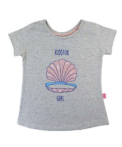 Camiseta infantil Feminina basica