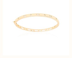 Pulseira bracelete com zircônias