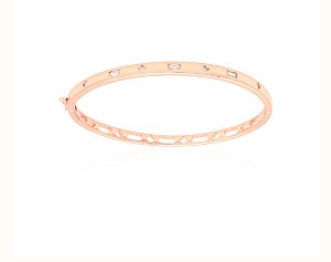 Pulseira bracelete com zircônias