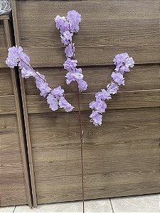 Galho de Cerejeira Lilás - 90 cm