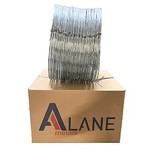 Concertina Dupla Clipada de 45cm com Kit de Instalação Para 10 Metros