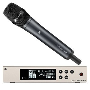 Microfone Sennheiser E835S Com Set Sistema Sem Fio EW100G4-835-S Profissional