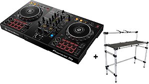 KIT DJ Controlador Pioneer DDJ 400 Com RekordBox + Rack Titanium RDJ Control