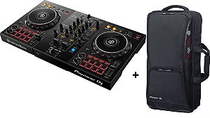 KIT DJ Controlador Pioneer DDJ 400 Com RekordBox + Bag Pioneer DJ DJC SC2