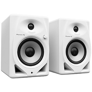 Par de Caixas de Som Monitores de Audio Pioneer DJ DM-50D de 5" White