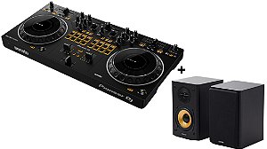 KIT DJ Controlador Pioneer DDJ-REV1 + Caixas Edifier R1000T4 Preto