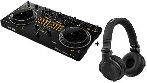 Kit Controlador Pioneer DJ DDJ-REV1 Com 2 Canais + Fone Pioneer HDJ CUE 1 Bluetooth