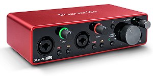 Interface de Áudio Scarlett 2i2 G3 Focusrite