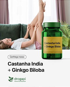 Castanha India + Ginkgo Biloba