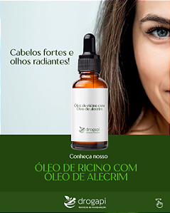 Óleo de ricino com Óleo de alecrim