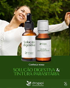 Tintura Desparasitária + Solução digestiva