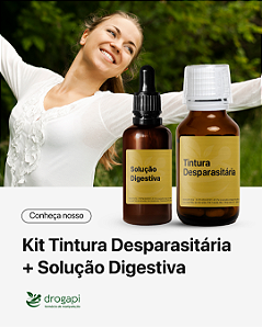 Kit Tintura Desparasitária + Solução digestiva