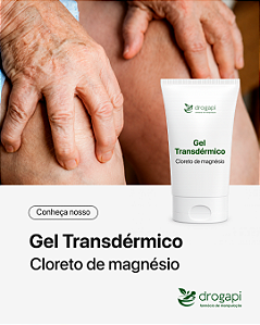 Gel transdermico - Cloreto de magnésio