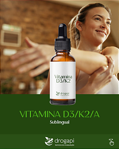Vitamina D3/K2/A - Sublingual